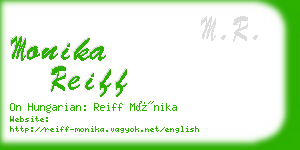 monika reiff business card